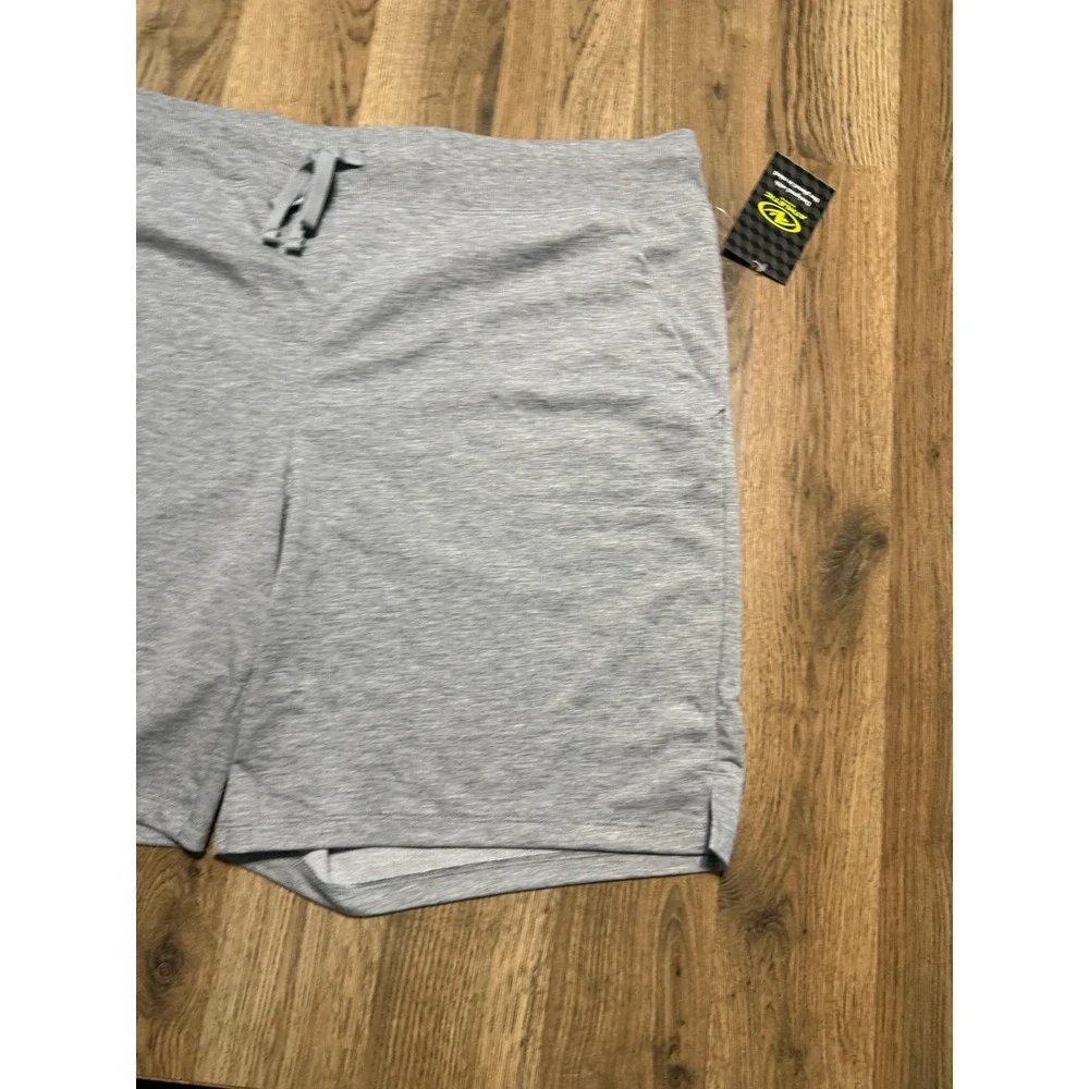 Athletic Works Shorts Womens Size XXL Gray Drawstring Activewear NEW